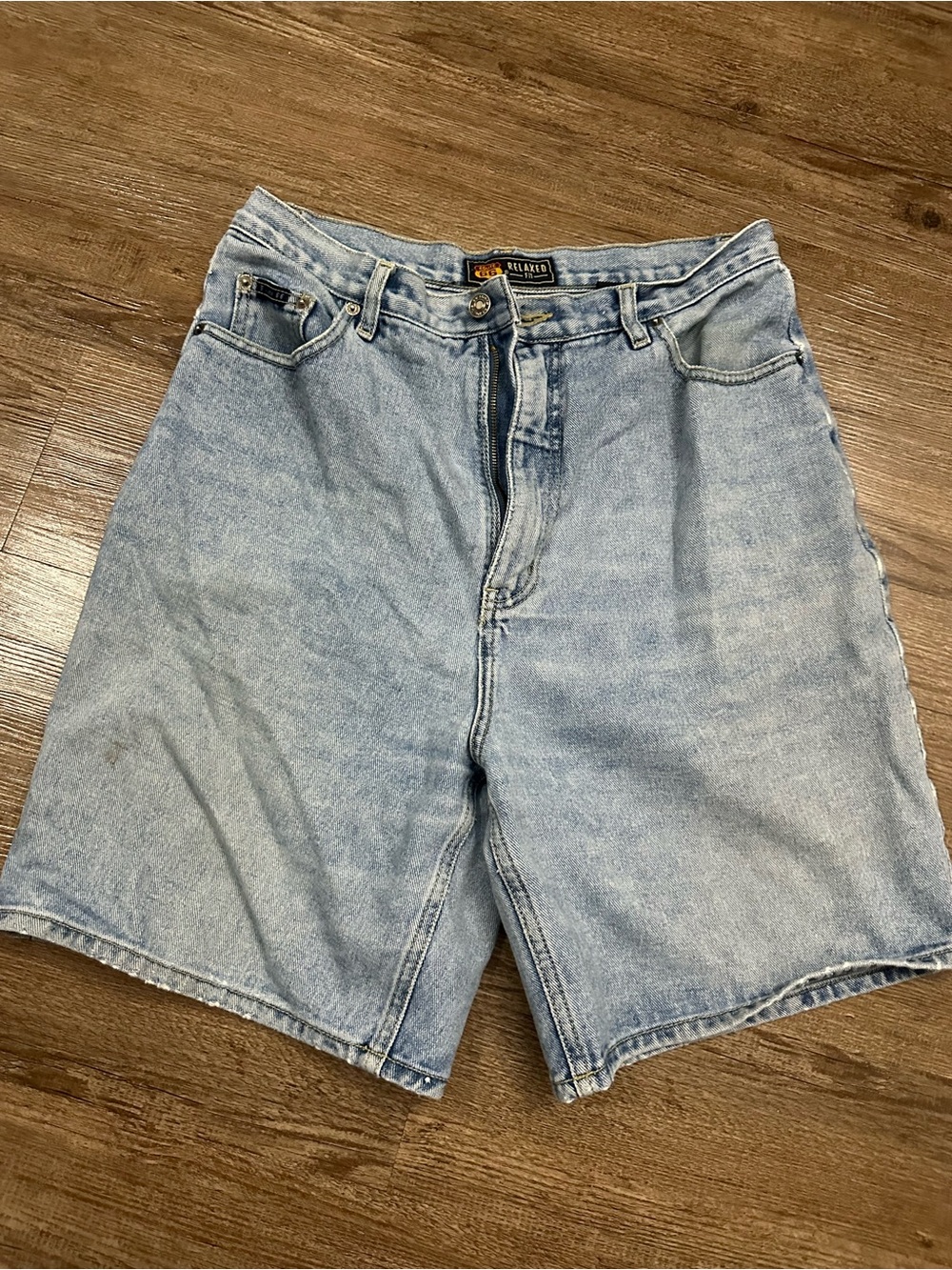 Route 66 Light Blue Denim Jean Shorts